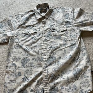 Howler Bros pearl snaps casual shirt short sleeved shirt